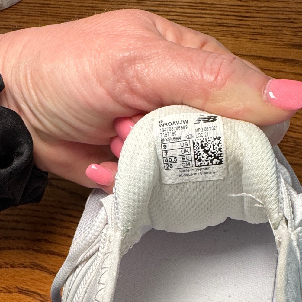 New Balance All-White Slip-On Fresh Foam Sneakers - Picture 2 of 5